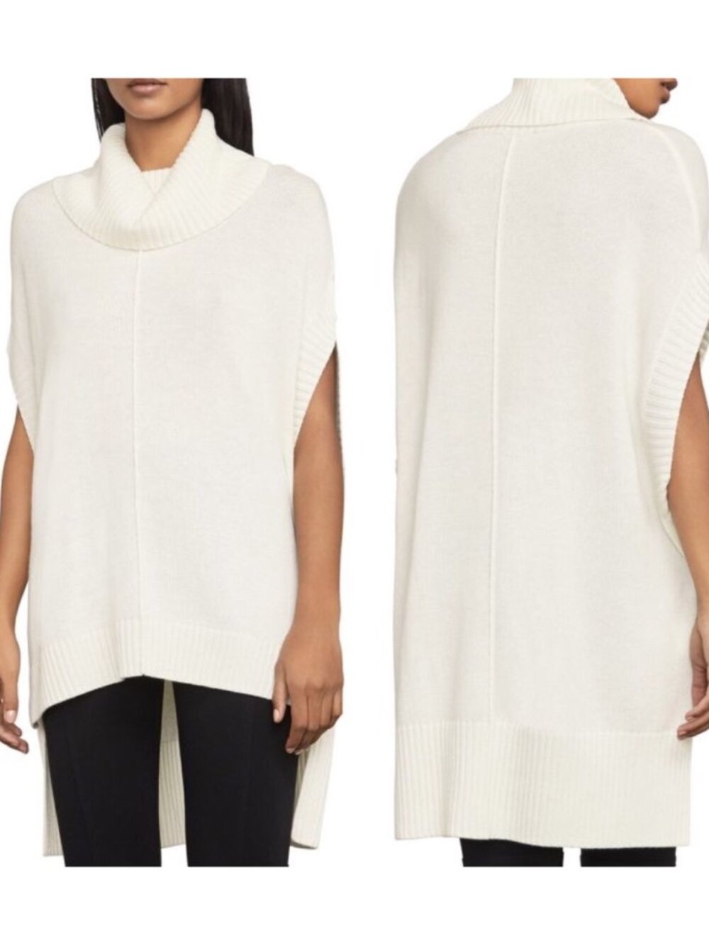 BCBG MAXAZRIA CORINA OVERSIZED TURTLENECK SWEATER